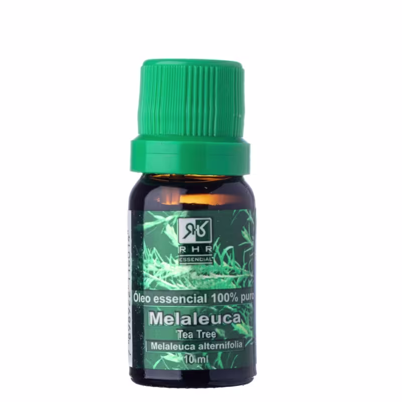 Óleo essencial de Melaleuca da RHR Cosméticos.
