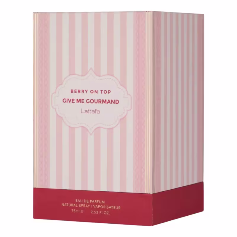 Perfume Lattafa Give Me Gourmand Berry On Top Edp Feminino 75ml