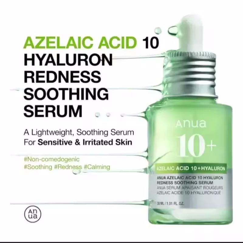 Sérum Facial Anua Azelaic Acid 10+ Hyaluron Redness Soothing 30ml