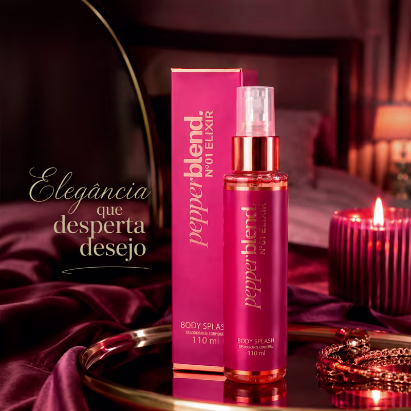 Body Splash Elixir N°01 Fragrância Envolvente Desodorante Corporal 110ml