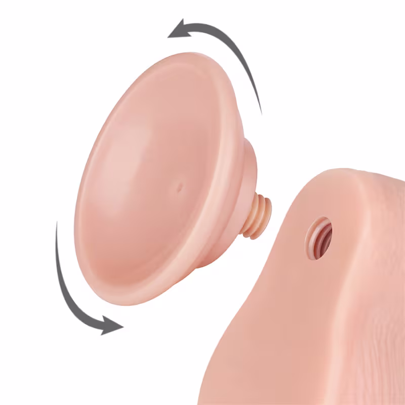 Pênis Realístico com dupla camada Pele deslizante Dong Flesh 19,5x3,7 cm - Lovetoy