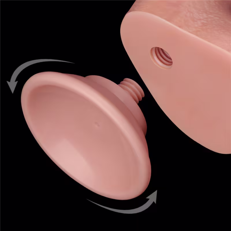 Pênis com dupla camada Realístico 20x4 cm Sliding Skin Dual Layer Dong Flesh - Lovetoy