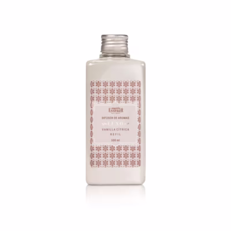 Refil de Difusor de Aromas Vanilla Cítrica, da marca Empório Essenza Serra Gaúcha.