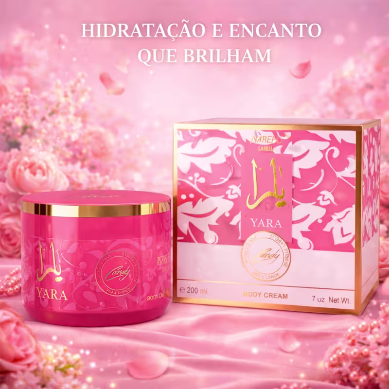 Creme Hidratante Corporal Isabelle La Belle Yara Candy, 200g.