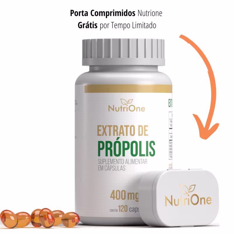 Extrato Própolis Verde 120 Cáps 400mg Softgel - Nutrione