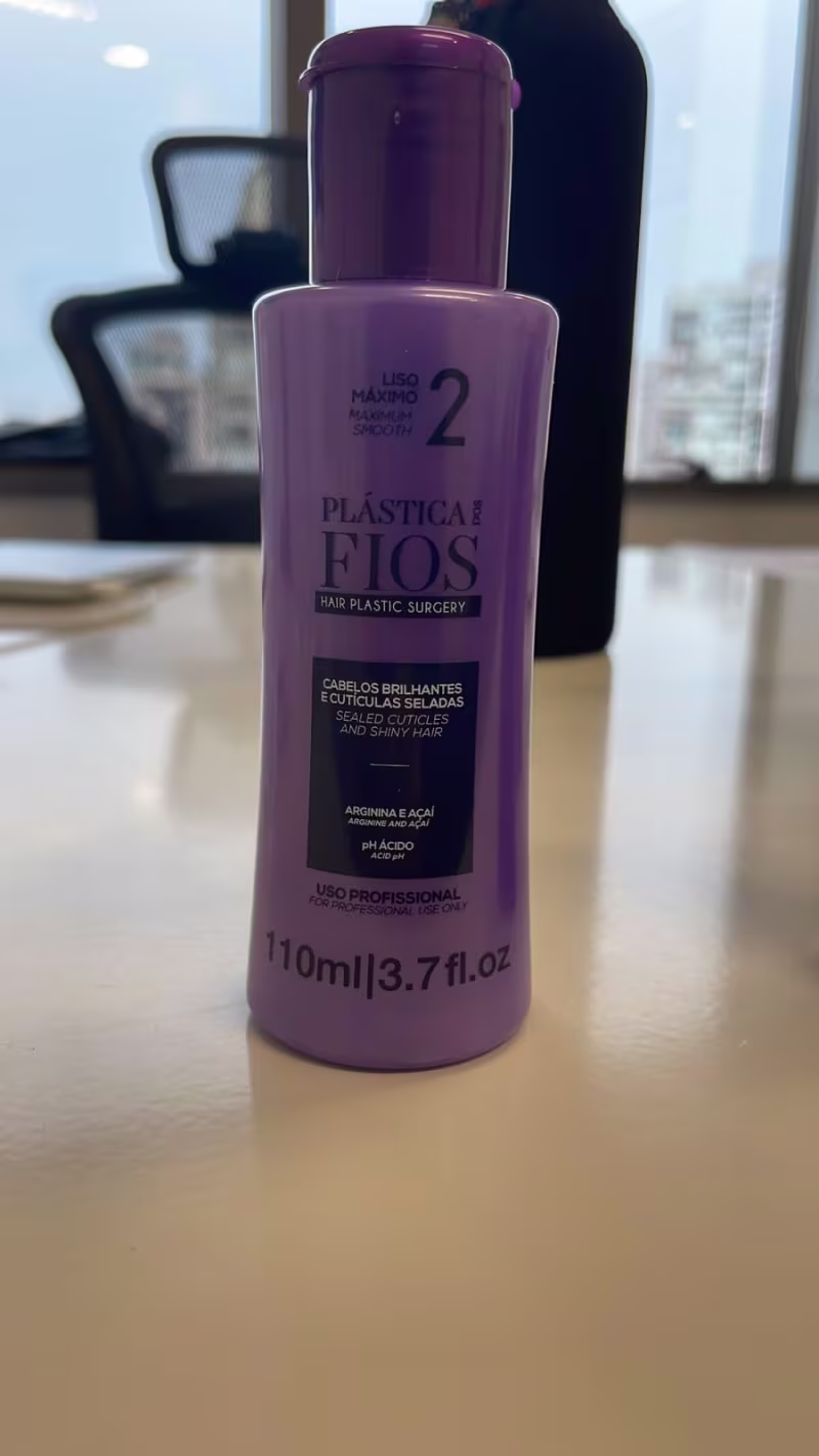 CADIVEU Plástica dos Fios Anti-Frizz Active 2 - Tratamento de Cirurgia Plástica Capilar, 110 ml