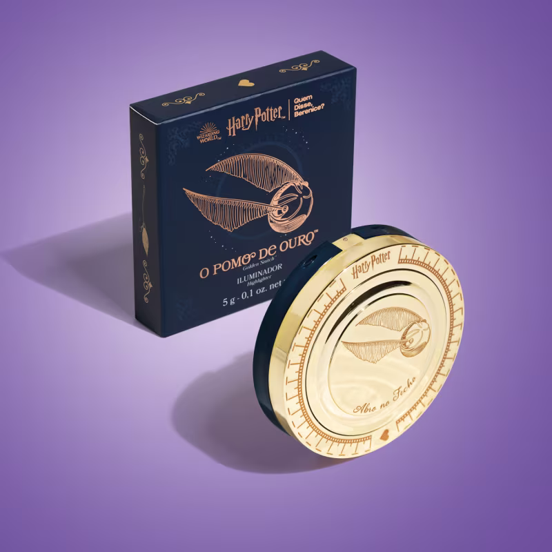 Iluminador em Pó Dourado Harry Potter Quem Disse, Berenice? O Pomo de Ouro 5g