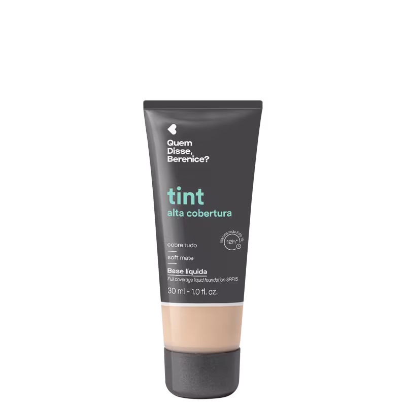 Quem Disse, Berenice? Tint Alta Cobertura Cor 120N - Base Líquida 30ml
