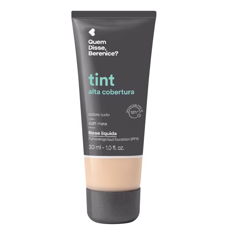 Quem Disse, Berenice? Tint Alta Cobertura Cor 140N - Base Líquida 30ml