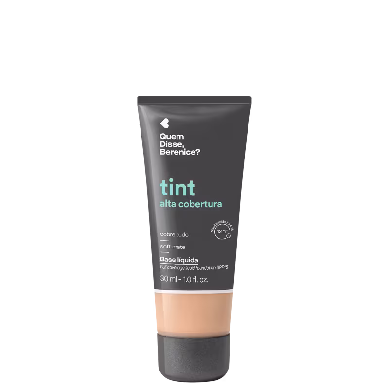 Quem Disse, Berenice? Tint Alta Cobertura Cor 185F - Base Líquida 30ml