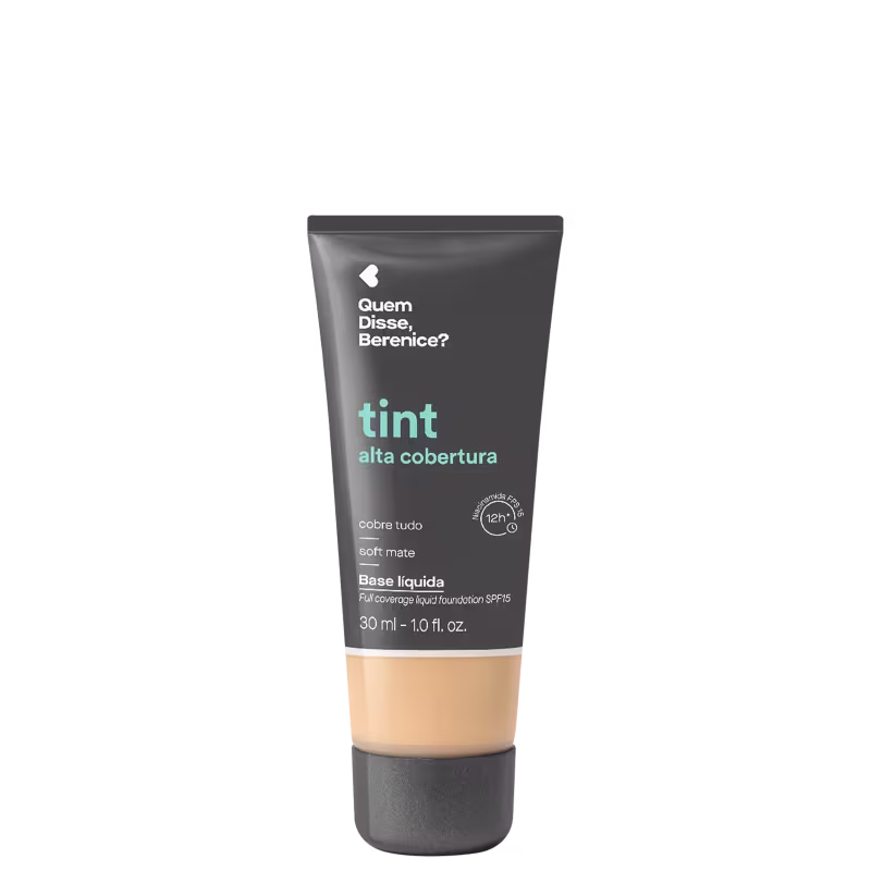 Quem Disse, Berenice? Tint Alta Cobertura Cor 190N - Base Líquida 30ml