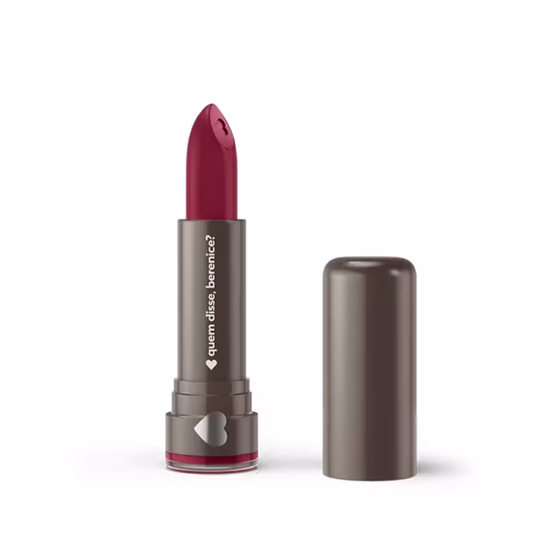 Batom Mate Vermelho Vermelhou Alta Pigmentação 3,8g