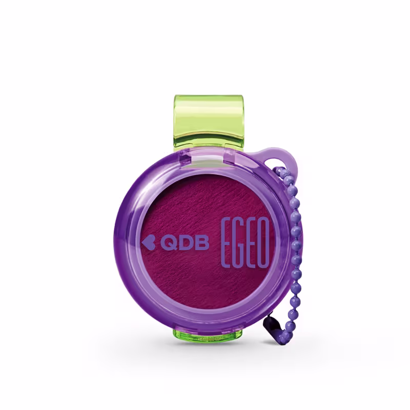 Batom 3 em 1 Berry Framboesa Lip & Cheek QDB Egeo Ubessesion 2,5g