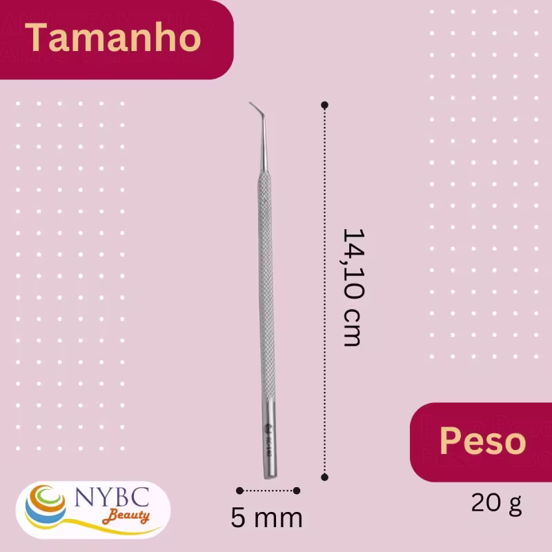 NYBC Beauty 14,0cm Inox - Raspador De Cutícula