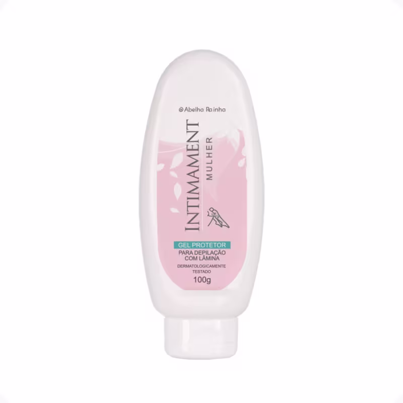 Gel Protetor para Depilação com Lâmina Abelha Rainha Intimament Mulher, 100g.