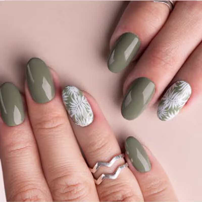 Esmalte Em Gel Suculenta Verde Cremoso Não Precisa Cabine Secagem Rápida Hipoalergênico Viva Unhas ODORATA REF 2629