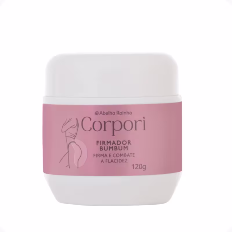 Creme Firmador Corporal Abelha Rainha Corpori Firmador Bumbum, 120g.