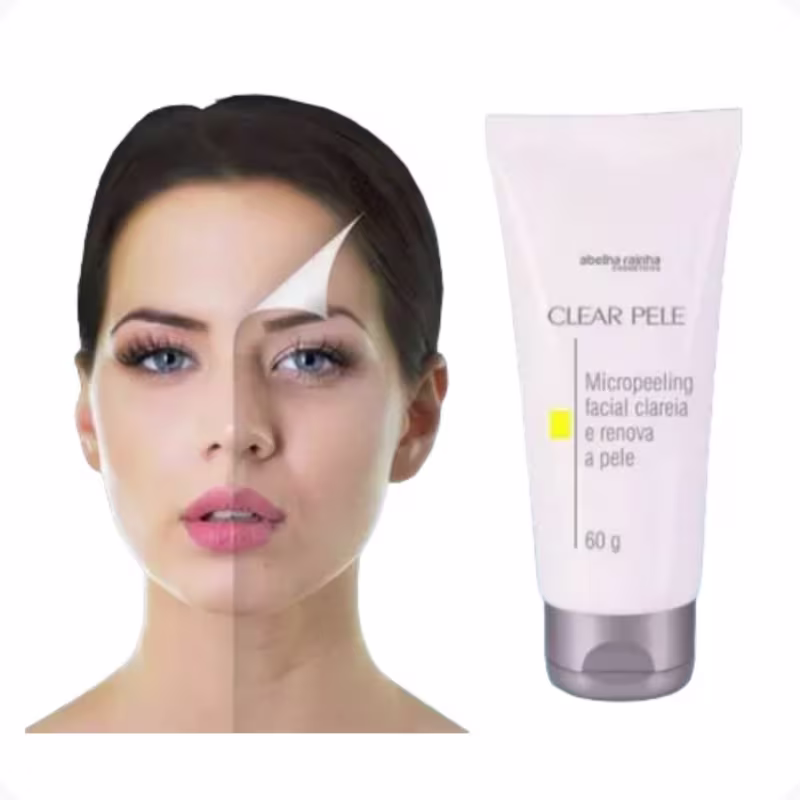 Creme Esfoliante Facial Abelha Rainha Clear Pele Micropeeling, 60g.