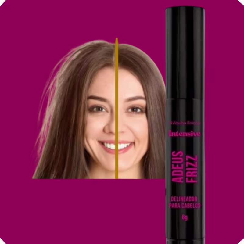 Delineador para Cabelos Abelha Rainha Adeus Frizz, 6g.