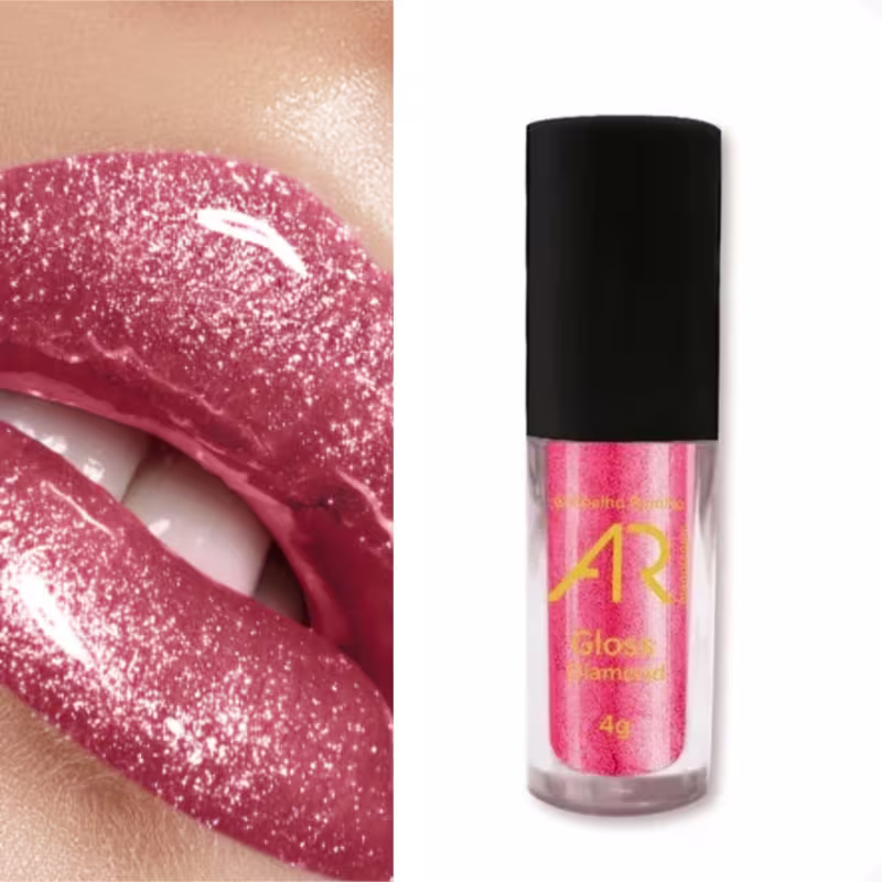 Gloss Labial Abelha Rainha Diamond Cute, 5g.