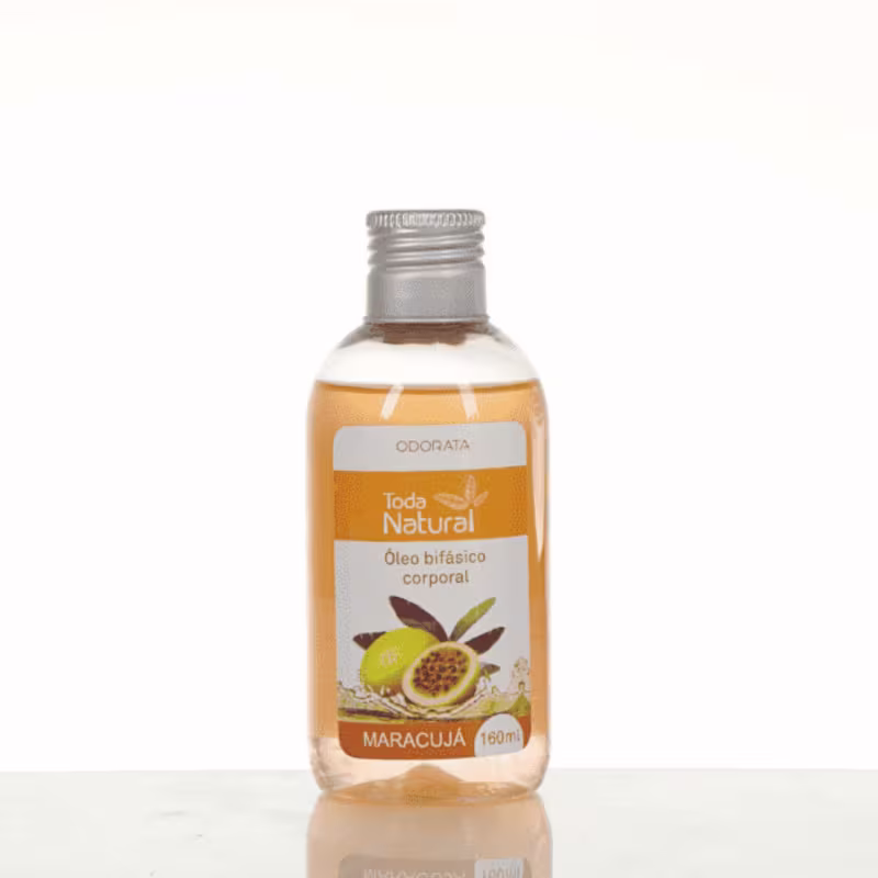 Óleo Corporal Bifásico Maracujá Toda Natural 160ml Odorata Efeito Calmante Relaxante REF 4578