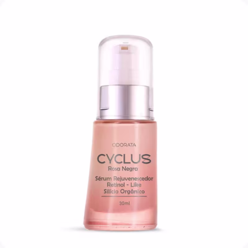 Sérum Rejuvenescedor Retinol-Like Silício Orgânico Cyclus Rosa Negra 30ml Odorata REF 4669
