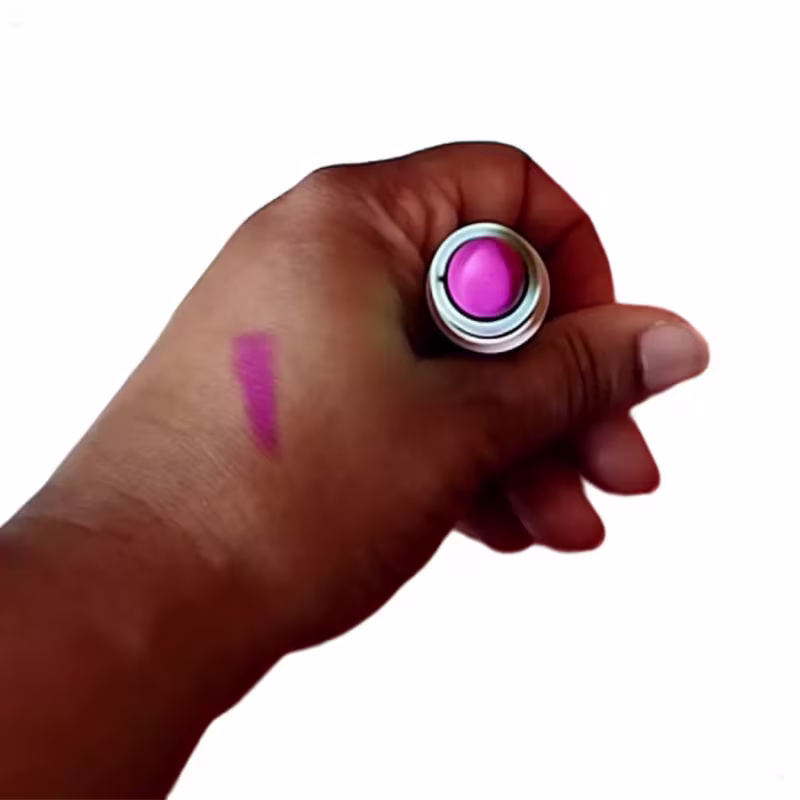 Batom Matte Aveludado Rosa Orquídea Com Fps Textura Macia Shine Colors 4g Abelha Rainha REF 4926