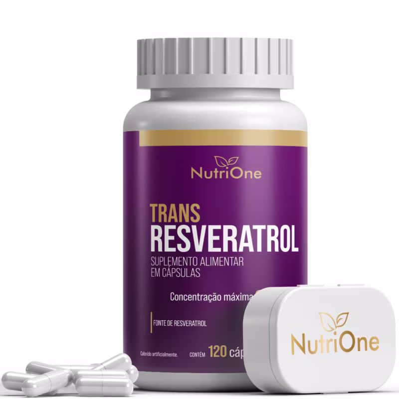 Trans-Resveratrol Concentrado 500mg 120 Capsulas - Nutrione