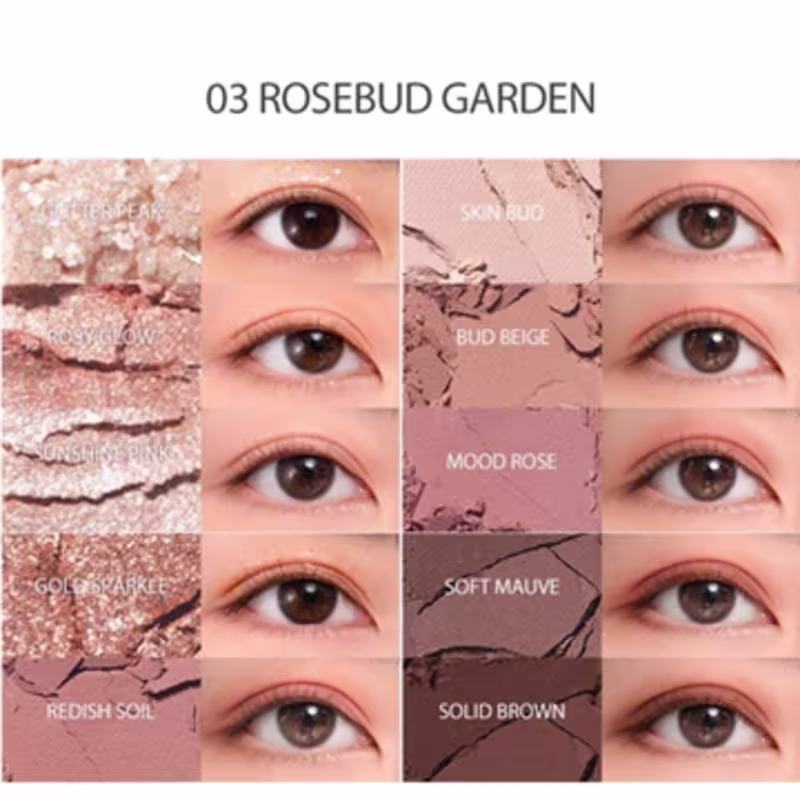 ROM&ND Better Than Palette 6g Cor:#03 Rosebud Garden