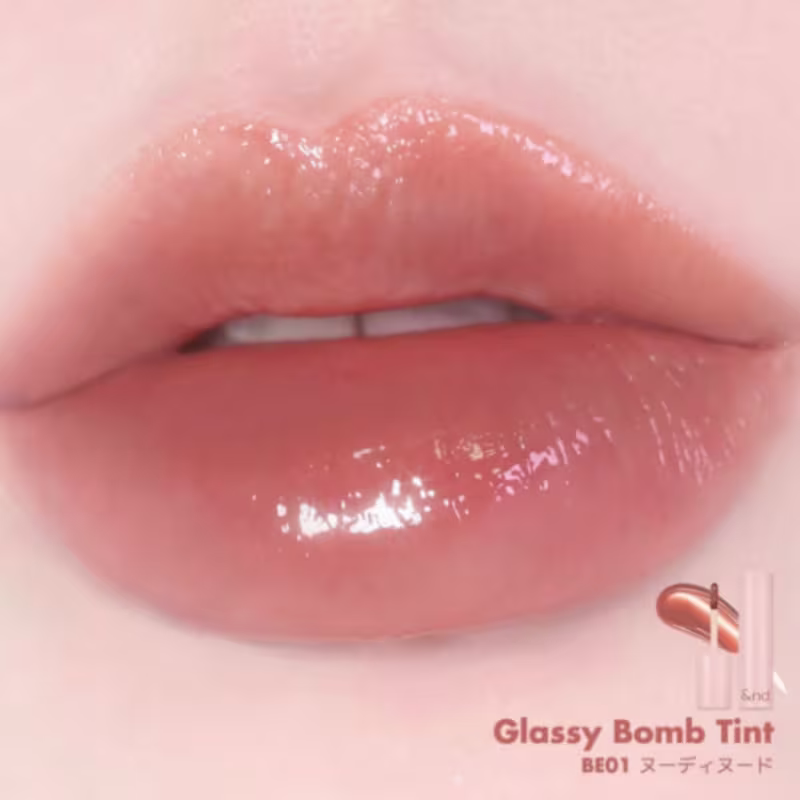 &nd by rom&nd Glassy Balm 1.2g Cor:#BE01 Nut Beige