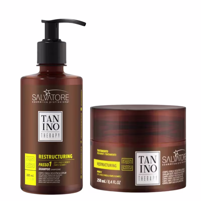Salvatore Kit Tanino Therapy Restructuring Shampoo e Máscara