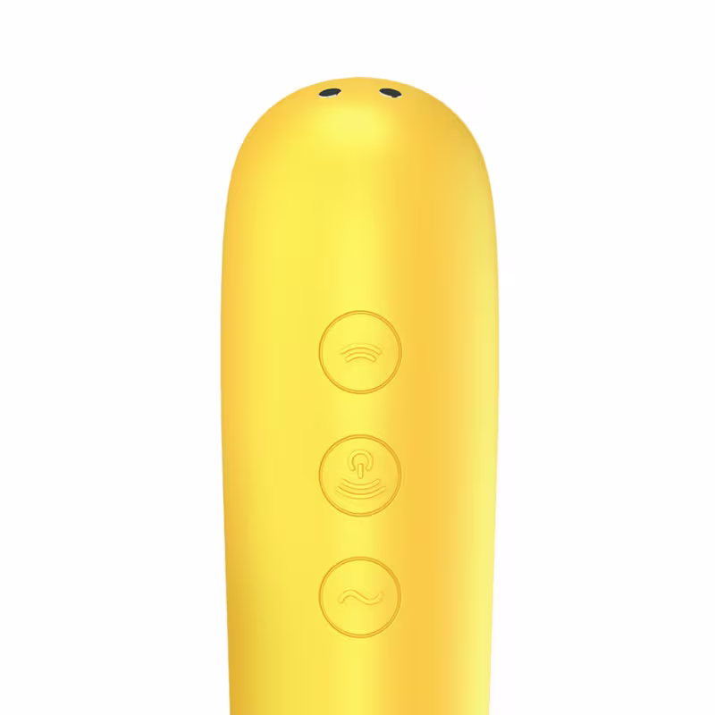 Satisfyer Dual Love Amarelo pode ser controlado via APP