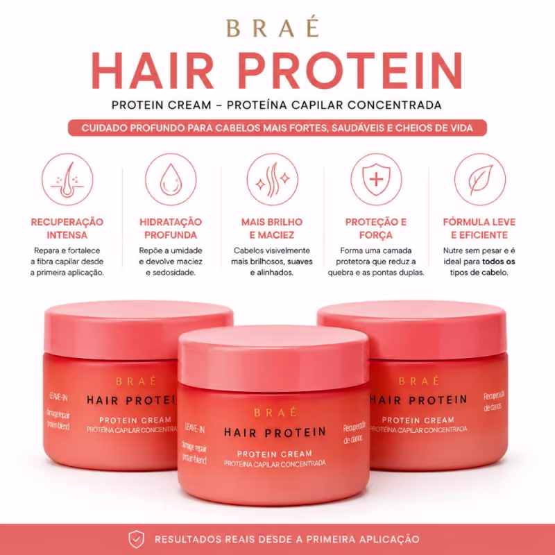 Kit Brae 3 Hair Protein - Proteína Capilar Concentrada