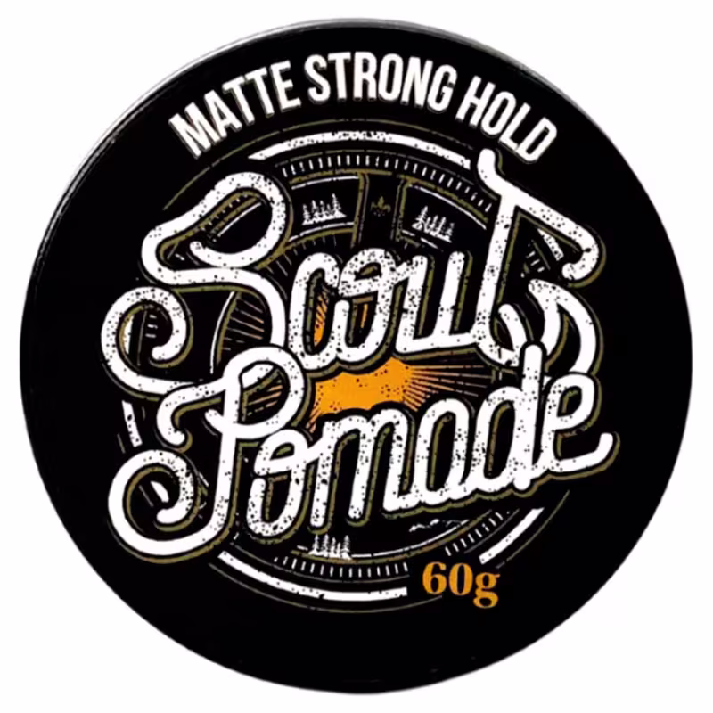Pomada Modeladora Scout Pomade Matte Strong Hold. 60g.