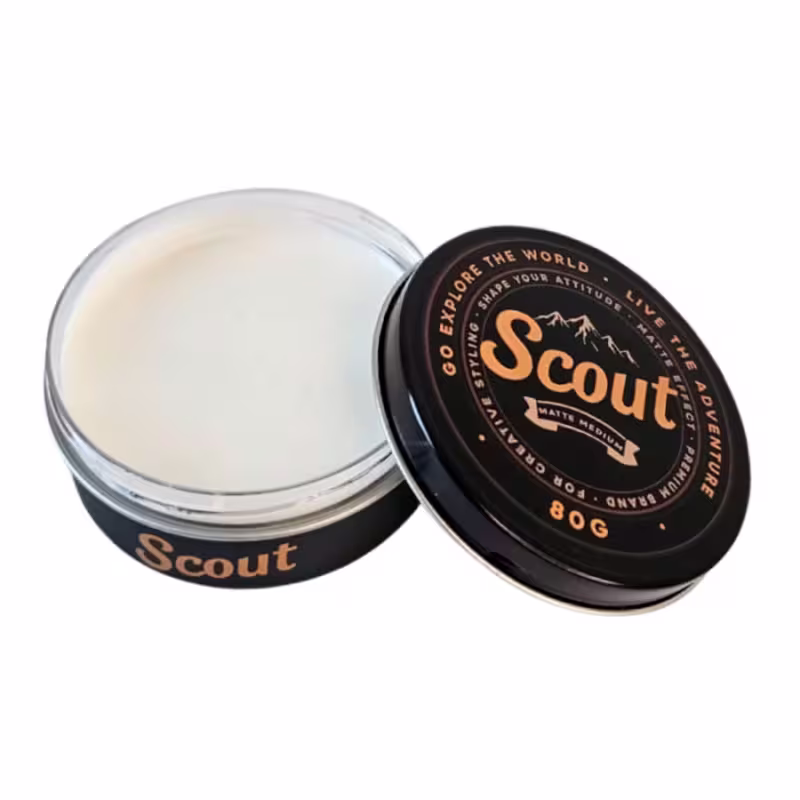 Pasta Matte Medium 80g Scout - Efeito Seco Fixação Média
