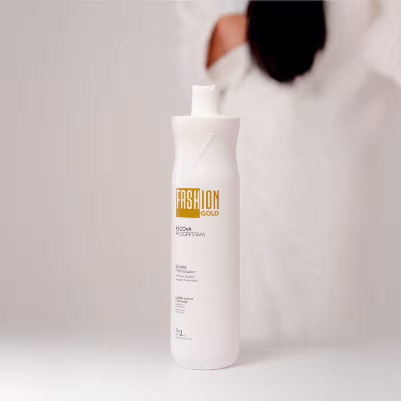 Secador Air 220v + Escova Progressiva 1Kg - Fashion Gold
