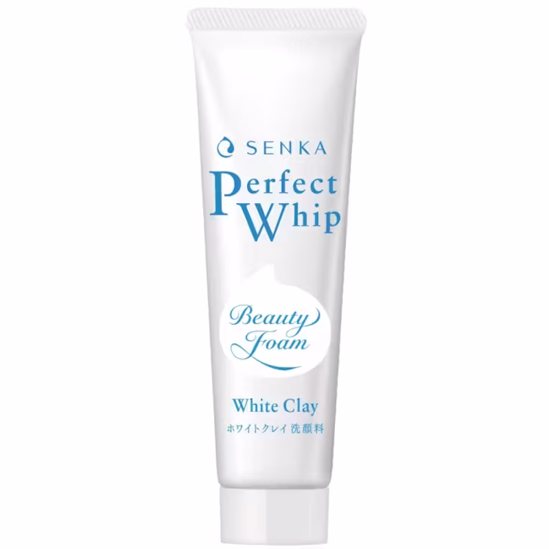 Senka Perfect Whip White Clay  Espuma de Limpeza Facial 50g