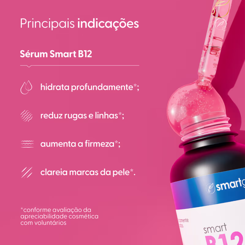 Sérum B12 Firmador Antirrugas e Clareador de Marcas – 30 ml | Smart GR
