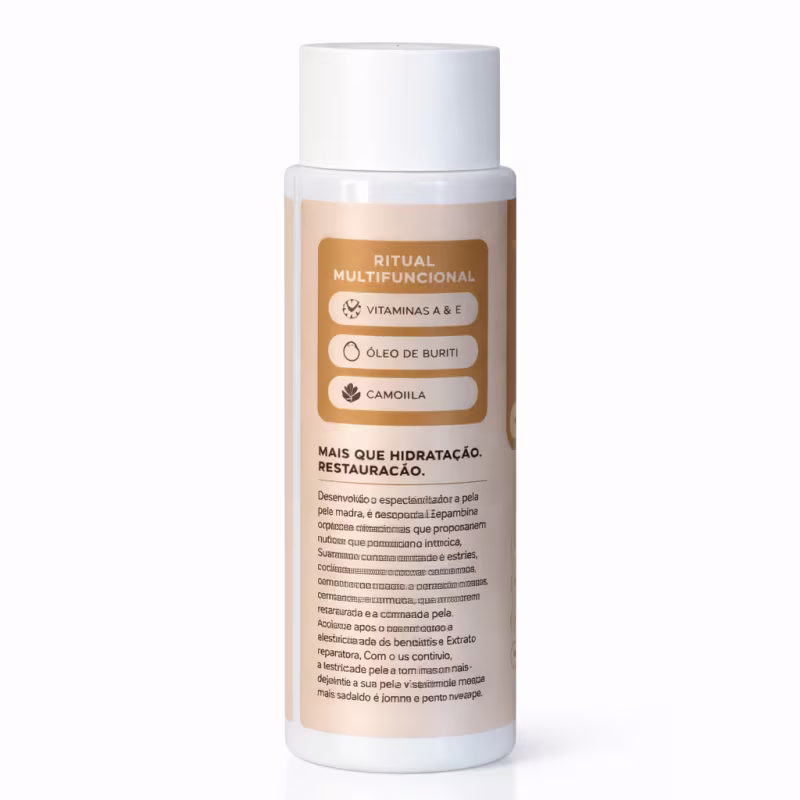 Sérum Corporal Restaurador Feel 200ml Hidratante Corporal Diário, Ativos naturais e Vegano