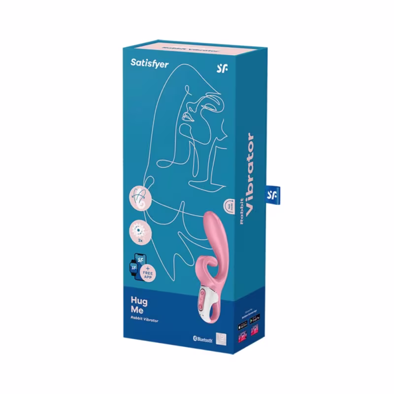 Satisfyer Hug Me Pink - Vibrador de ponto G e estimulador clitoriano