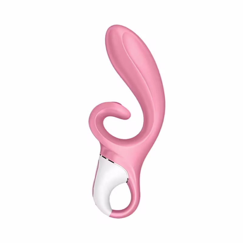 Satisfyer Hug Me Pink - Vibrador de ponto G e estimulador clitoriano