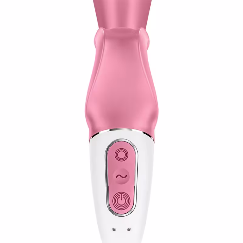Satisfyer Hug Me Pink - Vibrador de ponto G e estimulador clitoriano