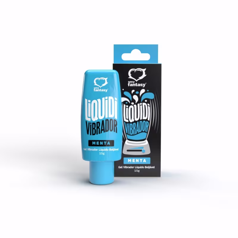 Liquidi Vibrador – Gel Vibrador Líquido Beijável Menta 15g