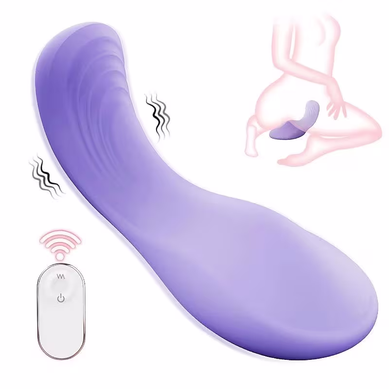 Vibrador de Cadeira Ergonômico Cush Vibe S-hande para Clitóris Recarregável Cor Roxo