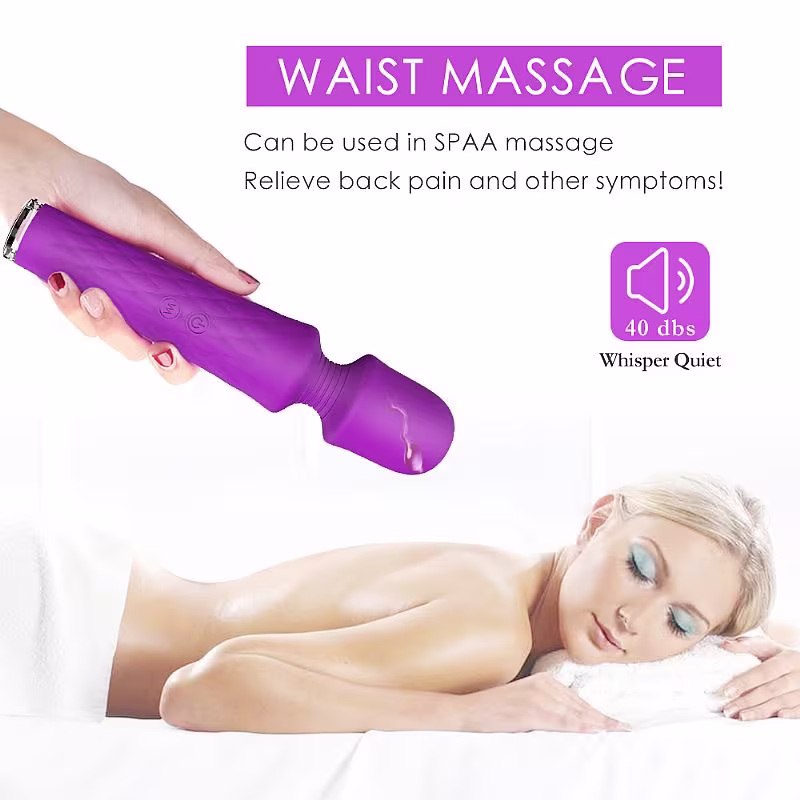 Varinha Massageadora Recarregável Lilás- Luna - S-Hande
