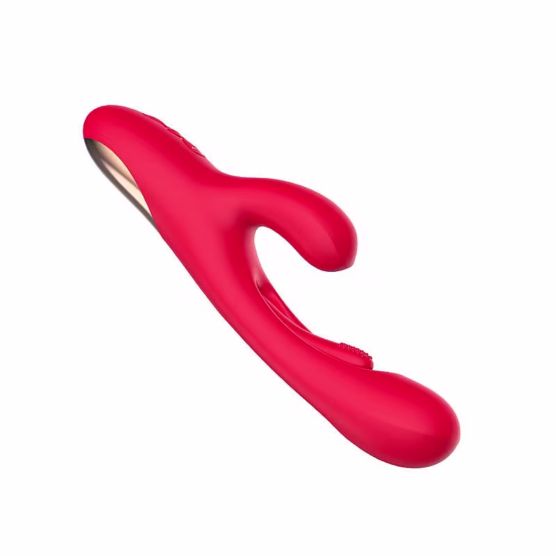 Vibrador de Ponto G e Clitóris Recarregável via USB com 10 modos de vibração Opções:ROSA