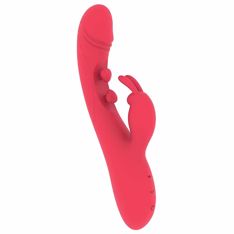 Vibrador de Ponto G e Clitóris Nika Mecânico com Efeito Dedilhar Recarregável