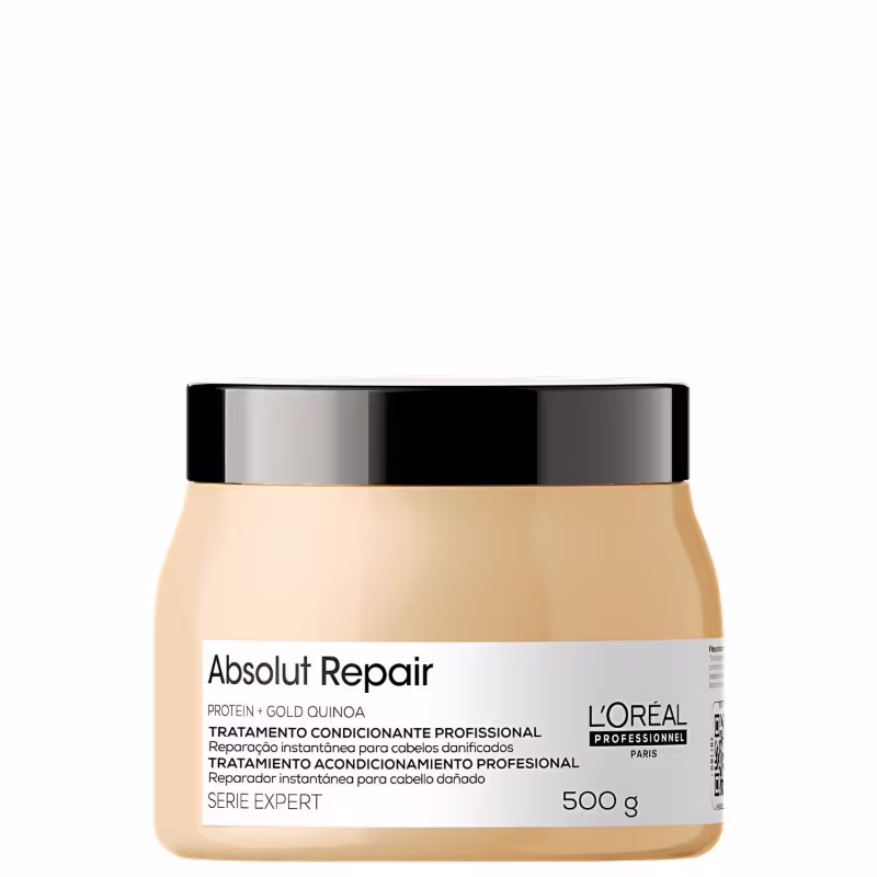 Kit L'Oréal Professionnel Serie Expert Absolut Repair Gold Quinoa + Protein Golden Duo Care, 2 produtos.