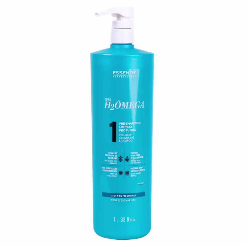 Shampoo Profissional Limpeza 1L H2Ômega Essendy