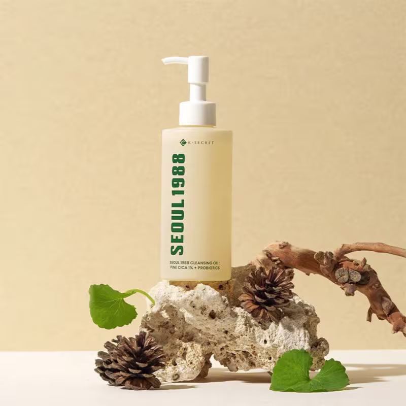 K-Secret Seoul 1988 - Cleansing Oil Pine Cica 1% + Probiotics 200ml